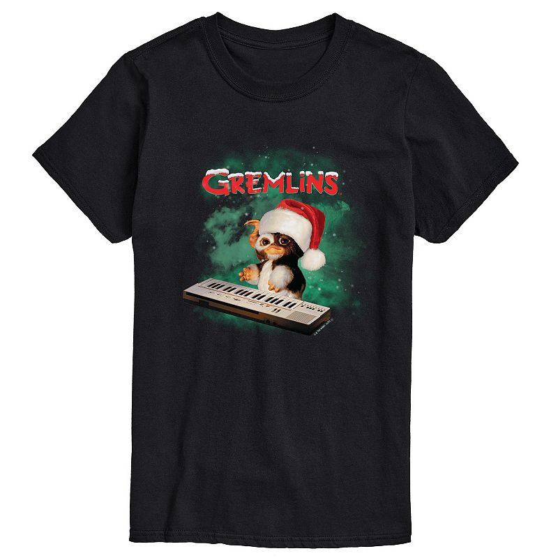 Big & Tall Gremlins Gizmo Holiday Graphic Tee, Men's,