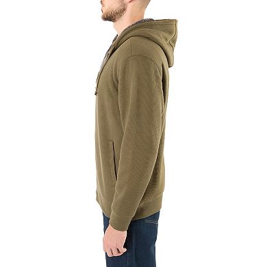 Big & Tall Smith's Workwear Sherpa-Bonded Thermal Knit Hooded Jacket