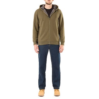 Big & Tall Smith's Workwear Sherpa-Bonded Thermal Knit Hooded Jacket
