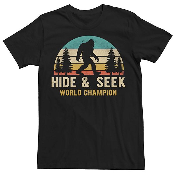 Men's Hide & Seek World Champion Bigfoot Graphic Tee