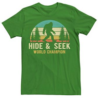 Men's Hide & Seek World Champion Bigfoot Graphic Tee