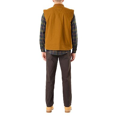 Big & Tall Smith's Workwear Sherpa-Lined Duck Vest