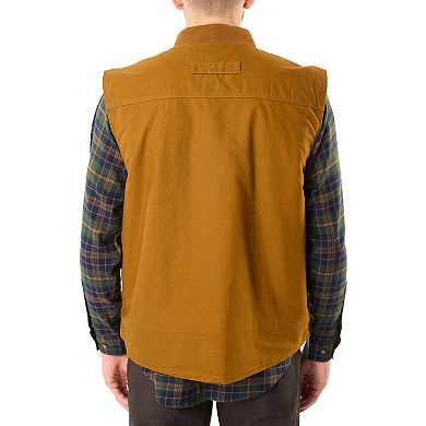 Big & Tall Smith's Workwear Sherpa-Lined Duck Vest