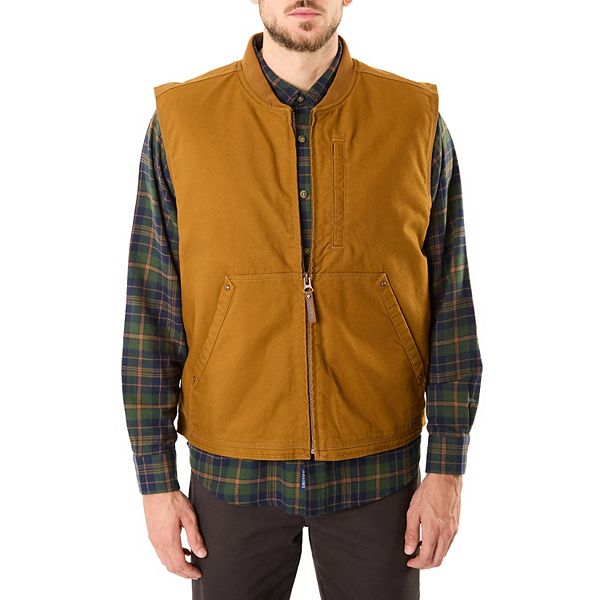 Big & Tall Smith's Workwear Sherpa-Lined Duck Vest