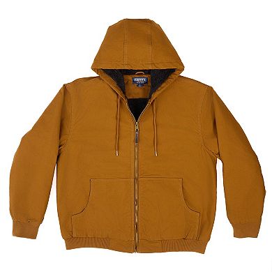 Big & Tall Smith's Workwear Cotton Canvas Sherpa-Lined Jacket