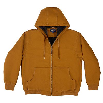 Big & Tall Smith's Workwear Cotton Canvas Sherpa-Lined Jacket