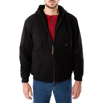Big & Tall Smith's Workwear Cotton Canvas Sherpa-Lined Jacket