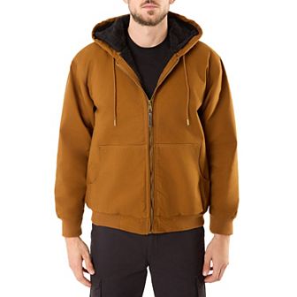 Big & Tall Smith's Workwear Cotton Canvas Sherpa-Lined Jacket
