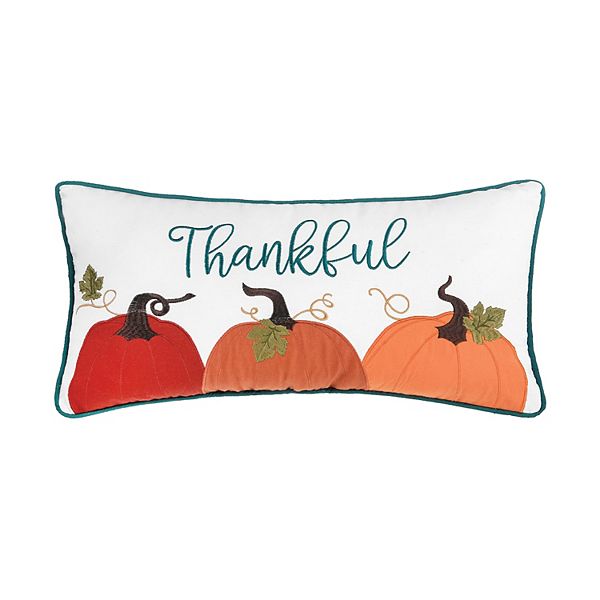 C&f Home Give Thanks Pumpkin Petite 8 X 8 Printed Pillow : Target
