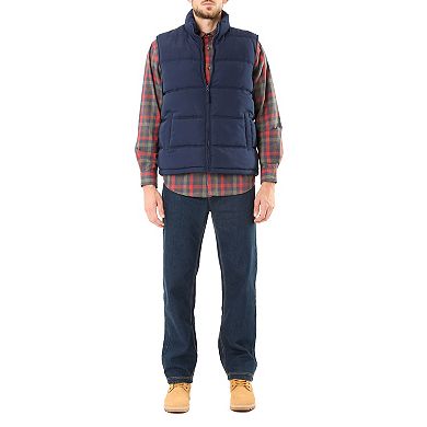 Big & Tall Smith's Workwear Printed Double-Insulated Puffer Vest
