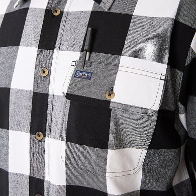 Big & Tall Smith's Workwear Flannel Button Down Shirt