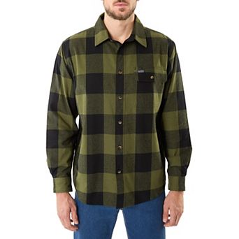 Big & Tall Smith's Workwear Flannel Button Down Shirt