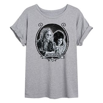 Juniors' Beetlejuice Oversized Tee