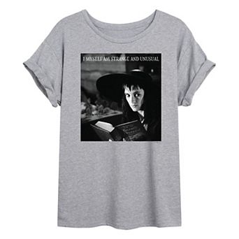 Juniors' Beetlejuice Lydia Strange & Unusual Oversized Tee