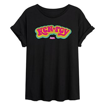 Juniors' Barbie The Movie Kenrgy Oversized Tee