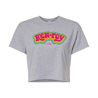 Juniors' Barbie The Movie Kenrgy Cropped Tee