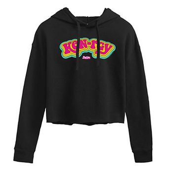 Juniors' Barbie The Movie Kenrgy Cropped Hoodie