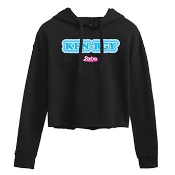 Juniors' Barbie The Movie Kenrgy Cropped Hoodie
