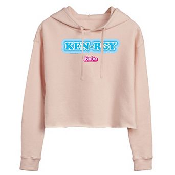 Juniors' Barbie The Movie Kenrgy Cropped Hoodie