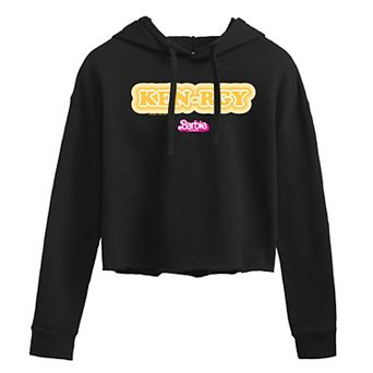 Juniors' Barbie The Movie Kenrgy Cropped Hoodie