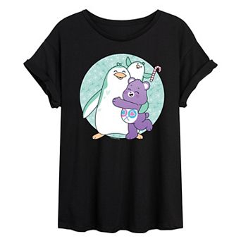 Juniors' Care Bears Unlock The Magic Penguins Oversized Tee