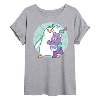 Juniors' Care Bears Unlock The Magic Penguins Oversized Tee