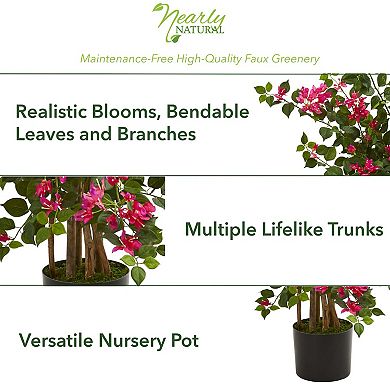 nearly natural Bougainvillea Artificial Tree