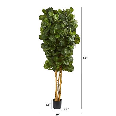 nearly natural 7-ft. Shapeable Fiddle Leaf Fig Artificial Tree