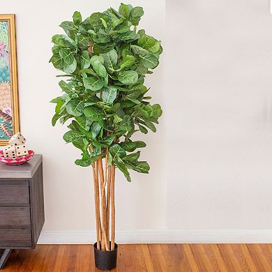 nearly natural 7-ft. Shapeable Fiddle Leaf Fig Artificial Tree