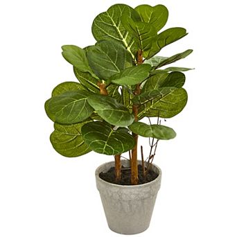 nearly natural 22 in Fiddle Leaf Artificial Plant
