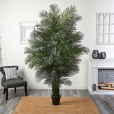 nearly natural 7.5-ft. UV Resistant Areca Artificial Palm Tree