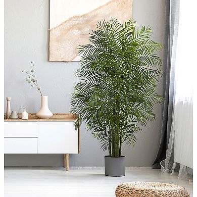 nearly natural 7.5-ft. UV Resistant Areca Artificial Palm Tree