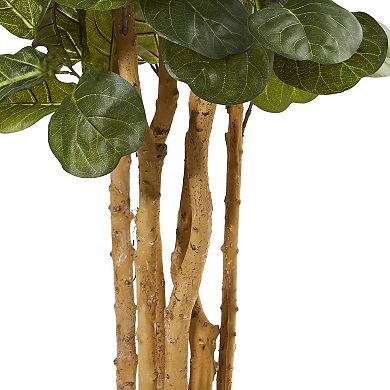 nearly natural 5-ft. Multi Stem Fiddle Leaf Fig Artificial Tree