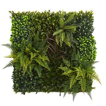 nearly natural 29 in x 29 in UV Resistant Artificial Living Wall