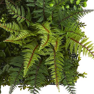 nearly natural 29-in. x 29-in. UV Resistant Artificial Living Wall