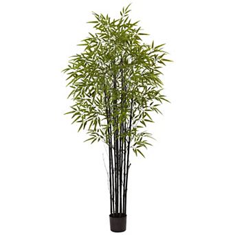 nearly natural 6-ft. UV Resistant Black Bamboo Tree