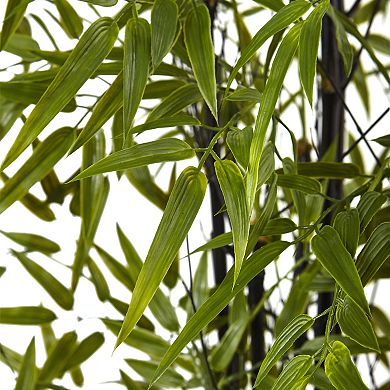 nearly natural 6-ft. UV Resistant Black Bamboo Tree