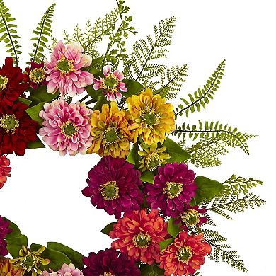 nearly natural Mixed Flower Wreath