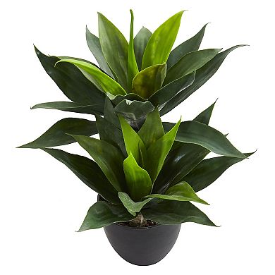 nearly natural 21-in. Agave Artificial Plant