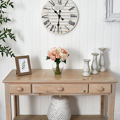 nearly natural Rose & Hydrangea Bouquet Artificial Arrangement