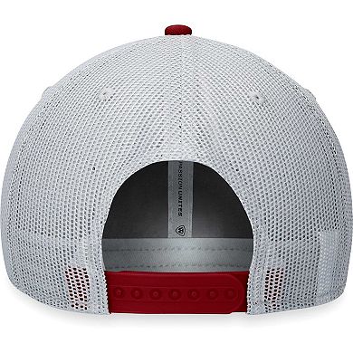 Men's Top of the World Gray/Maroon Arizona State Sun Devils Aurora Trucker Adjustable Hat