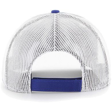 Youth '47 Royal/White Buffalo Bills Scramble Adjustable Trucker Hat