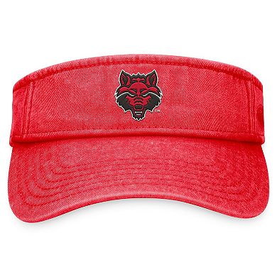 Men's Top of the World Cardinal Arkansas State Red Wolves Terry Adjustable Visor