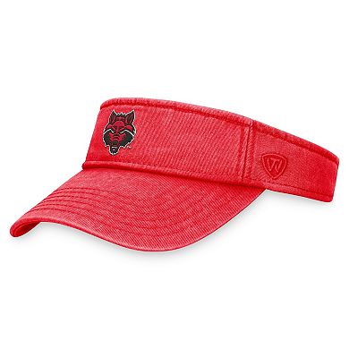 Men's Top of the World Cardinal Arkansas State Red Wolves Terry Adjustable Visor