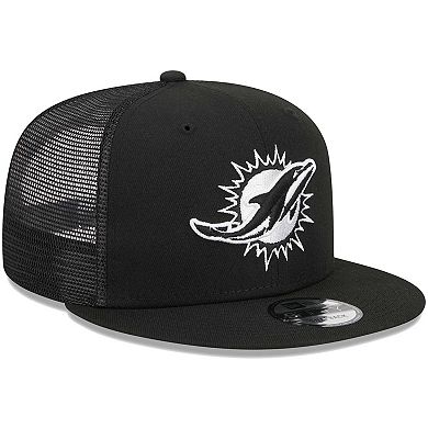 New Era Miami Dolphins NFL White Mesh Trucker 9Forty A-Frame Trucker cap