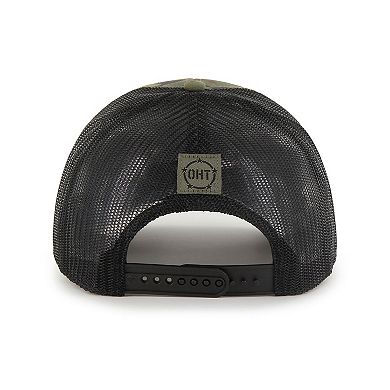 Men's '47 Camo/Black Cal Bears OHT Military Appreciation Cargo Convoy Adjustable Hat