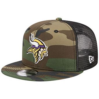 Men's New Era Camo Minnesota Vikings Main Trucker 9FIFTY Snapback Hat