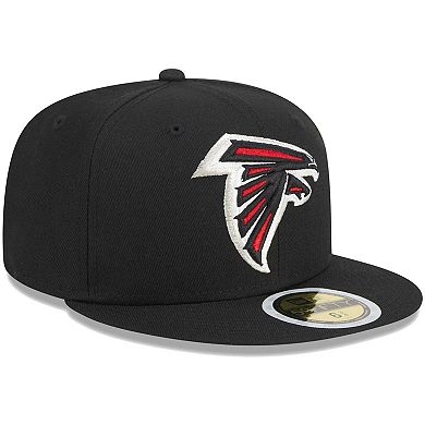 Youth New Era Black Atlanta Falcons Main 59FIFTY Fitted Hat