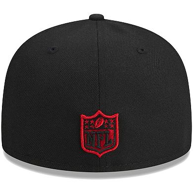Youth New Era Black Atlanta Falcons Main 59FIFTY Fitted Hat