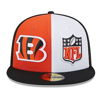 Men's New Era Orange/Black Cincinnati Bengals 2023 Sideline 59FIFTY Fitted Hat